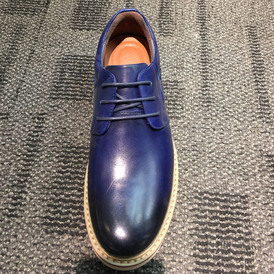 Męskie buty z mikrofibry, buty z suedy.