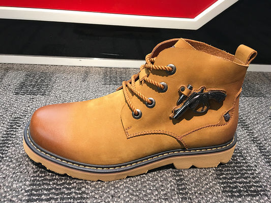 OEM męskie skórzane buty dla motocykli, platformy, obcasy wysokie, górne, ślizgające się buty.