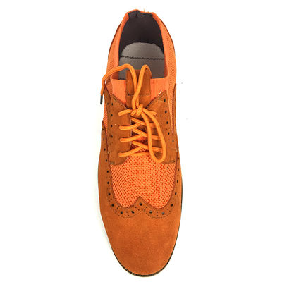 Brązowa skóra męska, buty, buty sportowe.