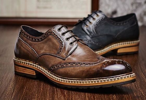 Prawdziwa skóra męska suknia ślubna buty ręcznie męskie buty skórzane