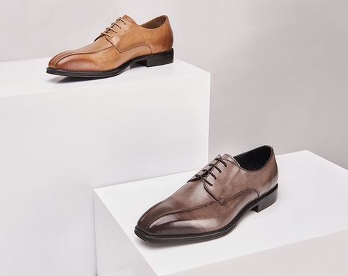 Ręcznie wykonane buty męskie czarne buty skórzane buty męskie