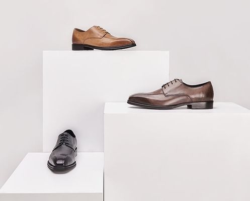 Ręcznie wykonane buty męskie czarne buty skórzane buty męskie