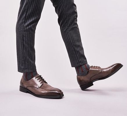 Ręcznie wykonane buty męskie czarne buty skórzane buty męskie
