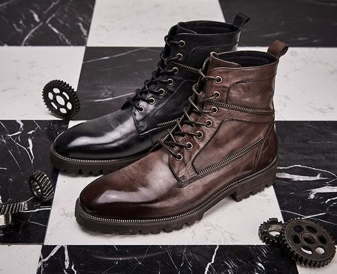 Wygodne buty jesienne dla mężczyzn Oddychające buty dla mężczyzn z wysokim szczytem