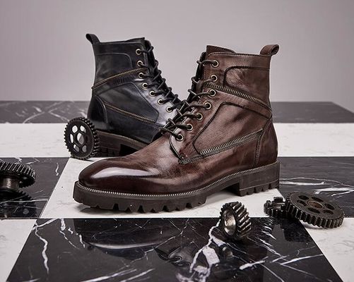 Wygodne buty jesienne dla mężczyzn Oddychające buty dla mężczyzn z wysokim szczytem
