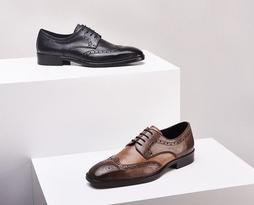 Włoski projektant męski formalne ubranie buty klasyczne formalne Oxford buty dla mężczyzn obuwie