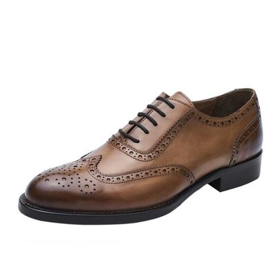 Biznesowe sznurówki, buty casual, miękkie skóry z marki party wear buty dla mężczyzn