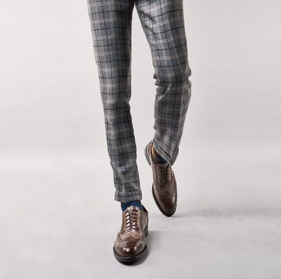 Biznesowe sznurówki, buty casual, miękkie skóry z marki party wear buty dla mężczyzn