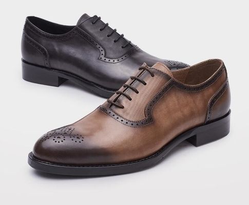 Klasyczne buty PU dla mężczyzn w stylu Oxford
