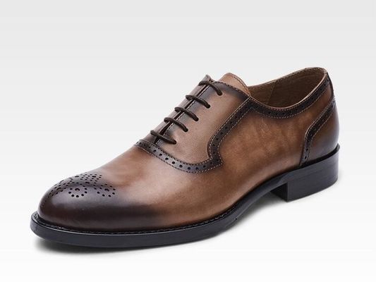 Klasyczne buty PU dla mężczyzn w stylu Oxford
