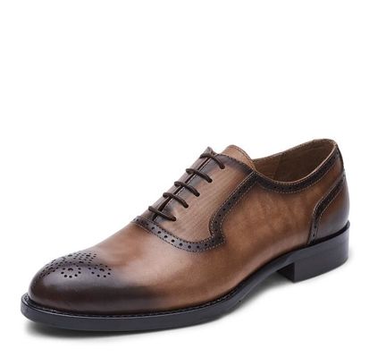 Klasyczne buty PU dla mężczyzn w stylu Oxford
