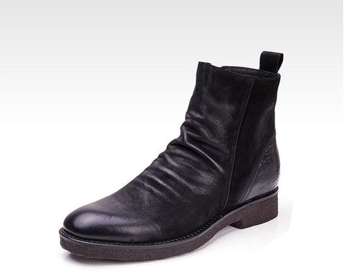 Buty ze skóry Goodyear, Retro, Brogue, Chelsea.