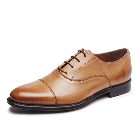 Biznesowe / Ślubne męskie sukienki Buty Byka Prawdziwa Skóra Sznurówka Brogues