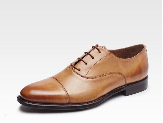 Biznesowe / Ślubne męskie sukienki Buty Byka Prawdziwa Skóra Sznurówka Brogues