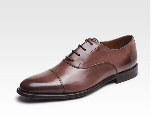 Biznesowe / Ślubne męskie sukienki Buty Byka Prawdziwa Skóra Sznurówka Brogues