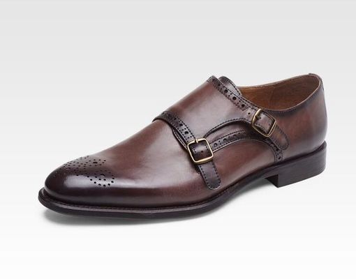 Luxury Wingtips Brogue Buty Oxford, Mężczyźni Casual Formal Buty Na Ślub