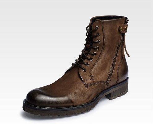 Męskie buty ze skórzanej sukienki, prawdziwe skórzane buty z kowbojem.
