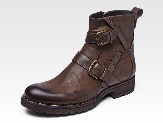 Mężczyźni buty Chelsea wodoodporne Mężczyźni czarna skóra sznurówki do buty suknia