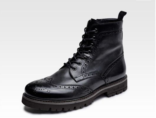 Ciepłe męskie buty Marten Suede Desert niskie obcasy Nubuck skóry kostki buty z nicią szywą