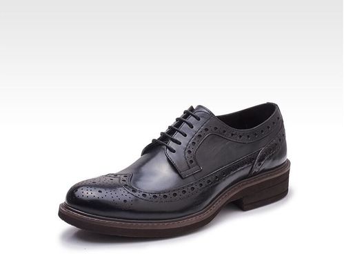 Klasyczne męskie buty ślubne skórzane, lakierowe męskie buty skórzane