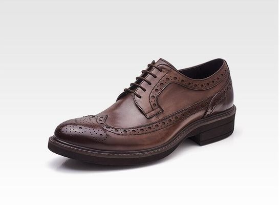 Klasyczne męskie buty ślubne skórzane, lakierowe męskie buty skórzane