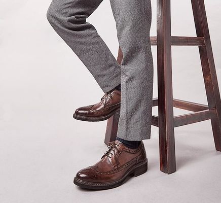 Klasyczne męskie buty ślubne skórzane, lakierowe męskie buty skórzane