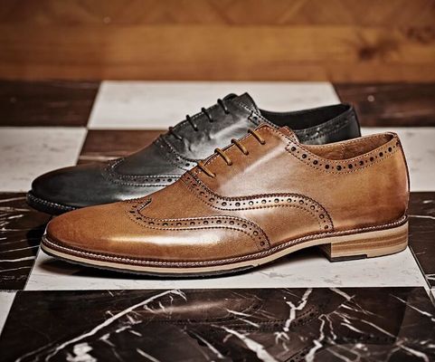 Zindywidualizowana męska suknia ślubna buty ręcznie wykonane pełnoziarniste skóry Goodyear Welted buty