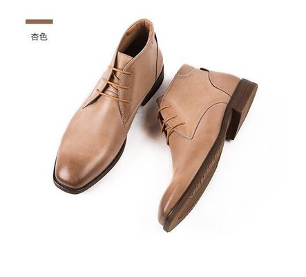 Chukka Suede Skóra Mężczyźni Skóra Casual Buty Brązowe Mężczyźni Sznurówki Do Buty