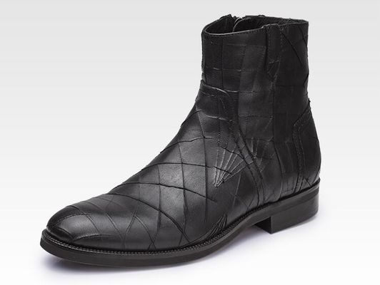 Zimowe klasyczne męskie buty skórzane Normalne rozmiarki lakierowe męskie buty suedowe