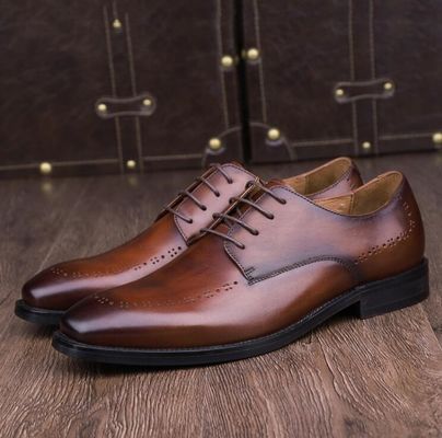Kołowe palce męskie Łapki skórzane Skull Style Oxford Slip On Flats Buty na imprezę