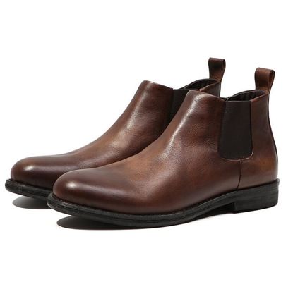 Mody Flats Męskie Skórzane Buty Czarne Oxfordowe Buty Puszczowe Oddychające