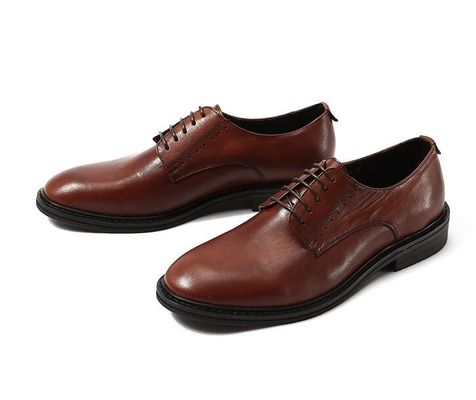 Mody Embossing Mens Skórzane buty sukienkowe Brązowe, okrągłe buty standardowe buty taneczne