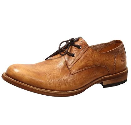 Mężczyźni czysta skóra formalne buty, wypoczynek męski ręcznie wykonane buty skórzane
