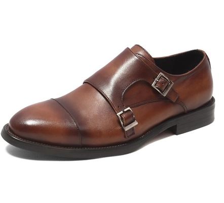 Klasyczne męskie buty z sznurówkami do sukienki ślubnej, buty z okrągłymi palcami, męskie buty z czarnym Derby'em