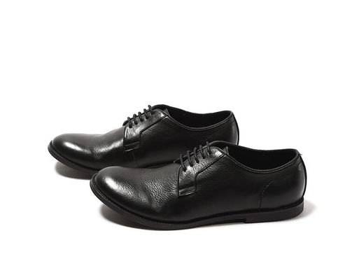 Brązowe / czarne buty z pasami, buty męskie z wiązką.