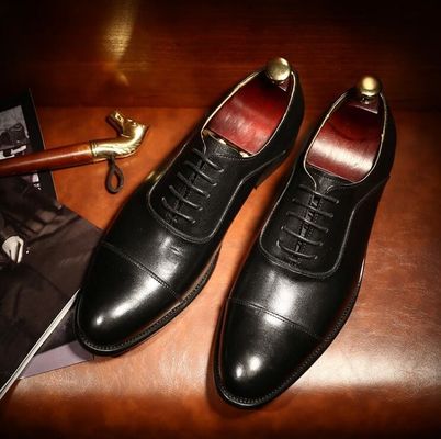 Oryginalna skóra z podszewką formalne buty biznesowe wygodne buty męskie