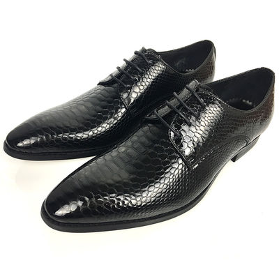 Czarne buty, włoskie ręcznie wykonane buty, męskie 2018