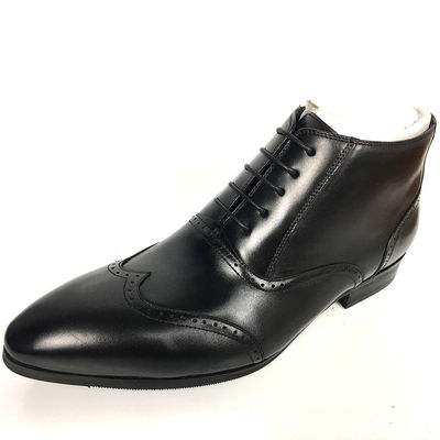 Zippery Prawdziwa Skóra Zimowe Buty dla Mężczyzn Śnieżnych Antiskid Gumowa Samota Unikalny Design