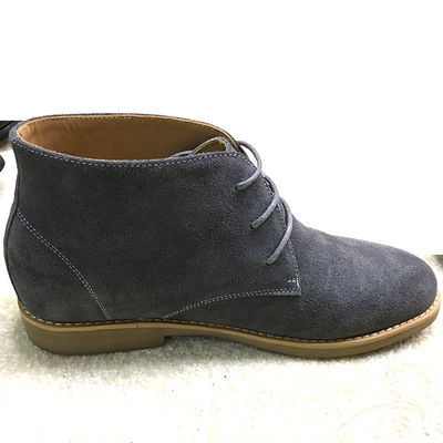 Duży rozmiar włoski stylowy męski buty desertowe, zimowe kostki, buty z suedy.