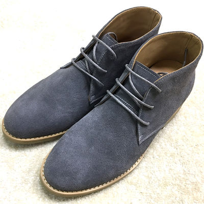 Duży rozmiar włoski stylowy męski buty desertowe, zimowe kostki, buty z suedy.