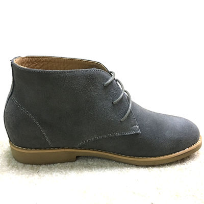 Wspaniały materiał z suedy, buty z wysokim topem, męskie buty z sznurówkami.