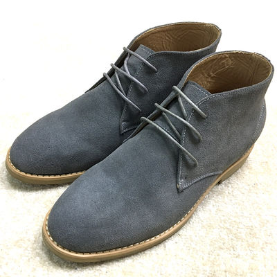 Wspaniały materiał z suedy, buty z wysokim topem, męskie buty z sznurówkami.