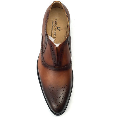 Włochy ręcznie wykonane skóry męskie buty do ubioru formalnego Oxford Buty biurowe
