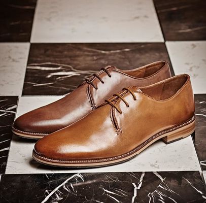 Goodyear Custom ręcznie wykonane Oxford męskie skórzane buty z czterema kolorami