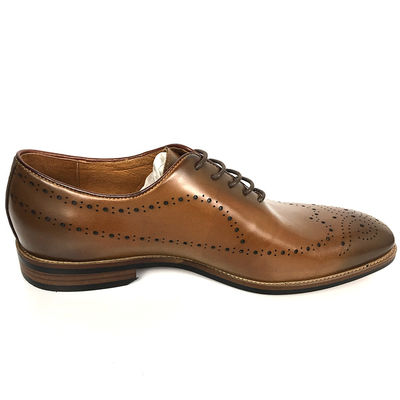 Anglia styl mody mężczyźni biurowe formalne skóry Brogue buty z dużym rozmiarem