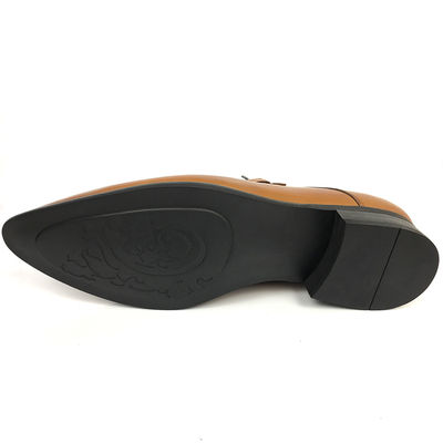 Oksfordzki Biuro Biznesowe Stroje Mężczyźni Stroje Formalne, Buty Monk Strap