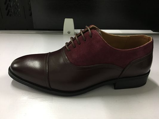 Mężczyźni z elegancką suknią skórzaną, buty z Goodyear Welted, zrobione na zamówienie.
