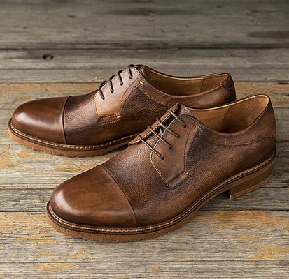 Mężczyźni Business Casual Dress Mężczyźni Buty skórzane Plus - rozmiar 45 46 47