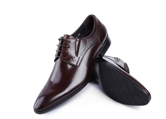 Brand Wingtip Oxford Luxury Mens Skóra Buty, rzeźbione prawdziwe buty skórzane