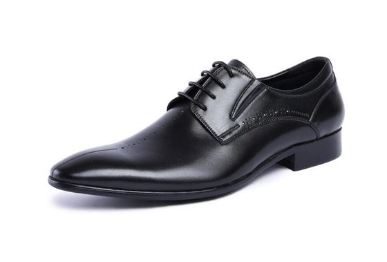 Brand Wingtip Oxford Luxury Mens Skóra Buty, rzeźbione prawdziwe buty skórzane